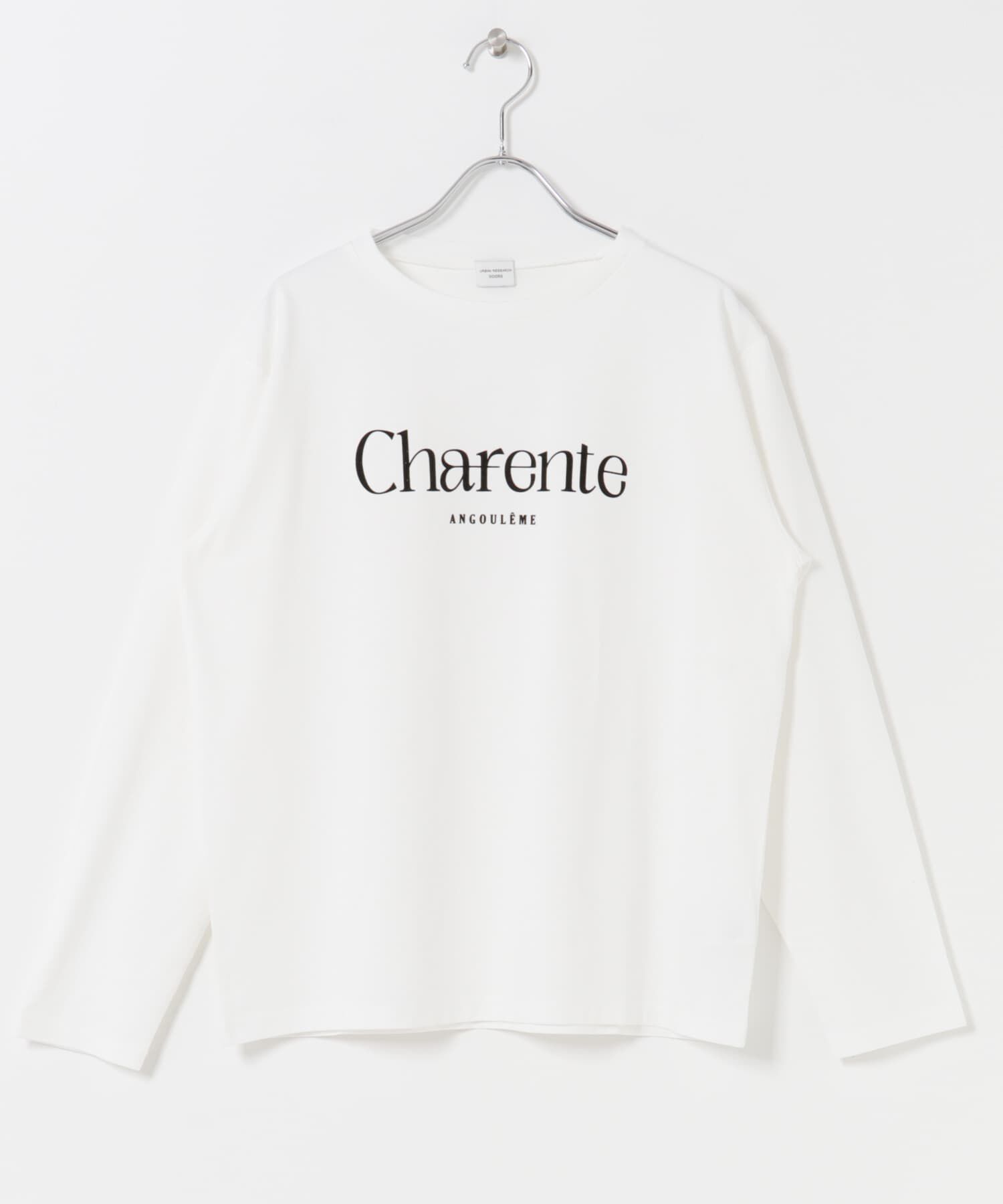 URBAN RESEARCH DOORS「フロッキーロゴプリントロングTシャツ」|Tシャツ・カットソー|