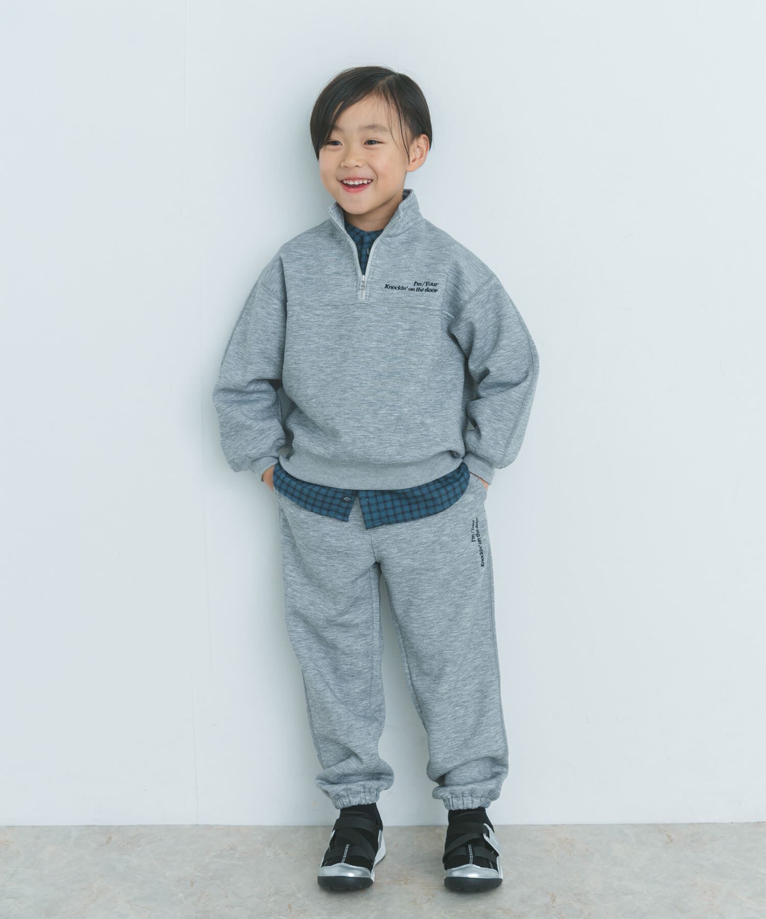 URBAN RESEARCH DOORS「『セットアップ対応』ハーフジップダンボールプルオーバー(KIDS)」|その他|