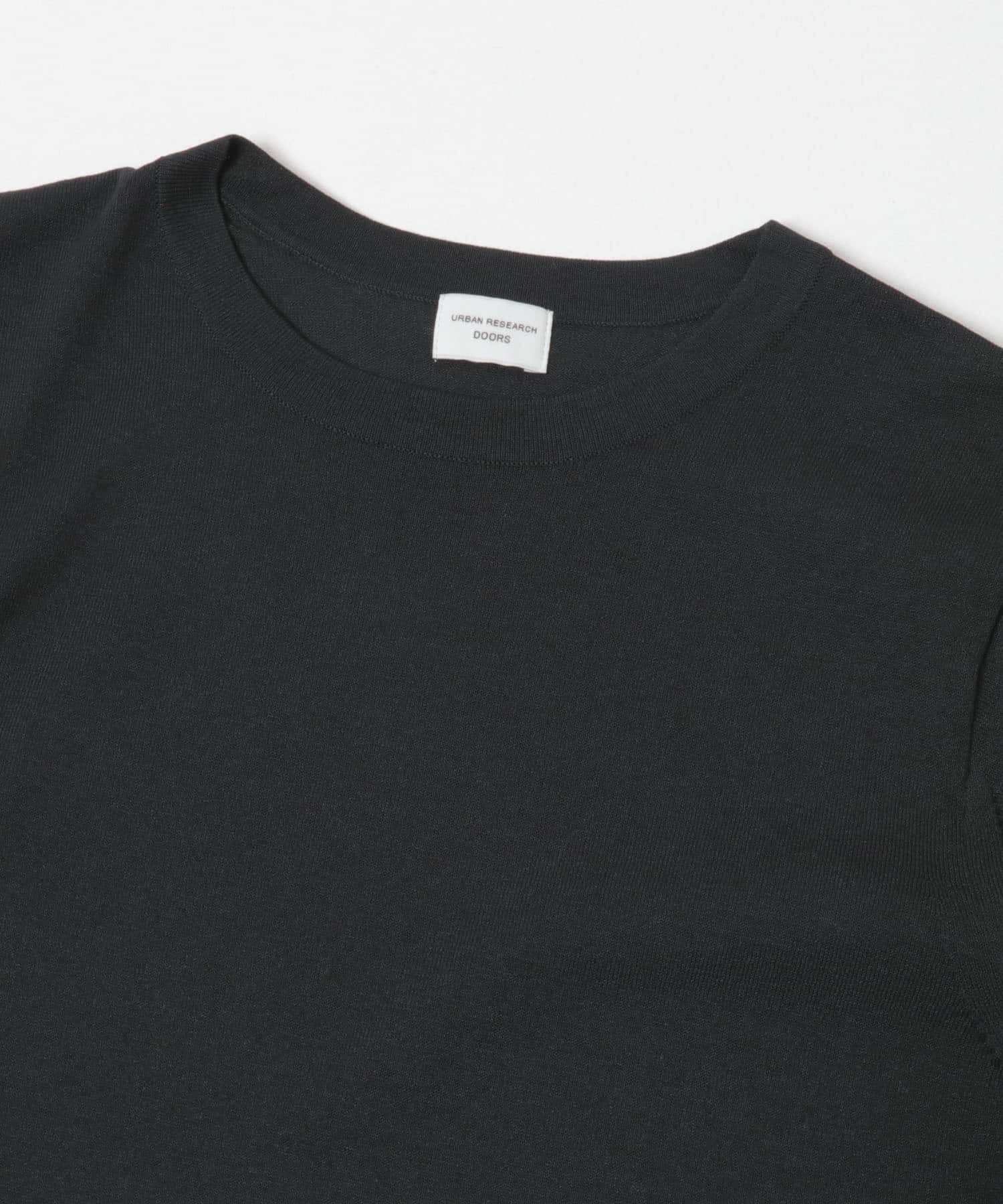 URBAN RESEARCH DOORS「『UR TECH』サマシェアニットハーフスリーブプルオーバー」|Tシャツ・カットソー|