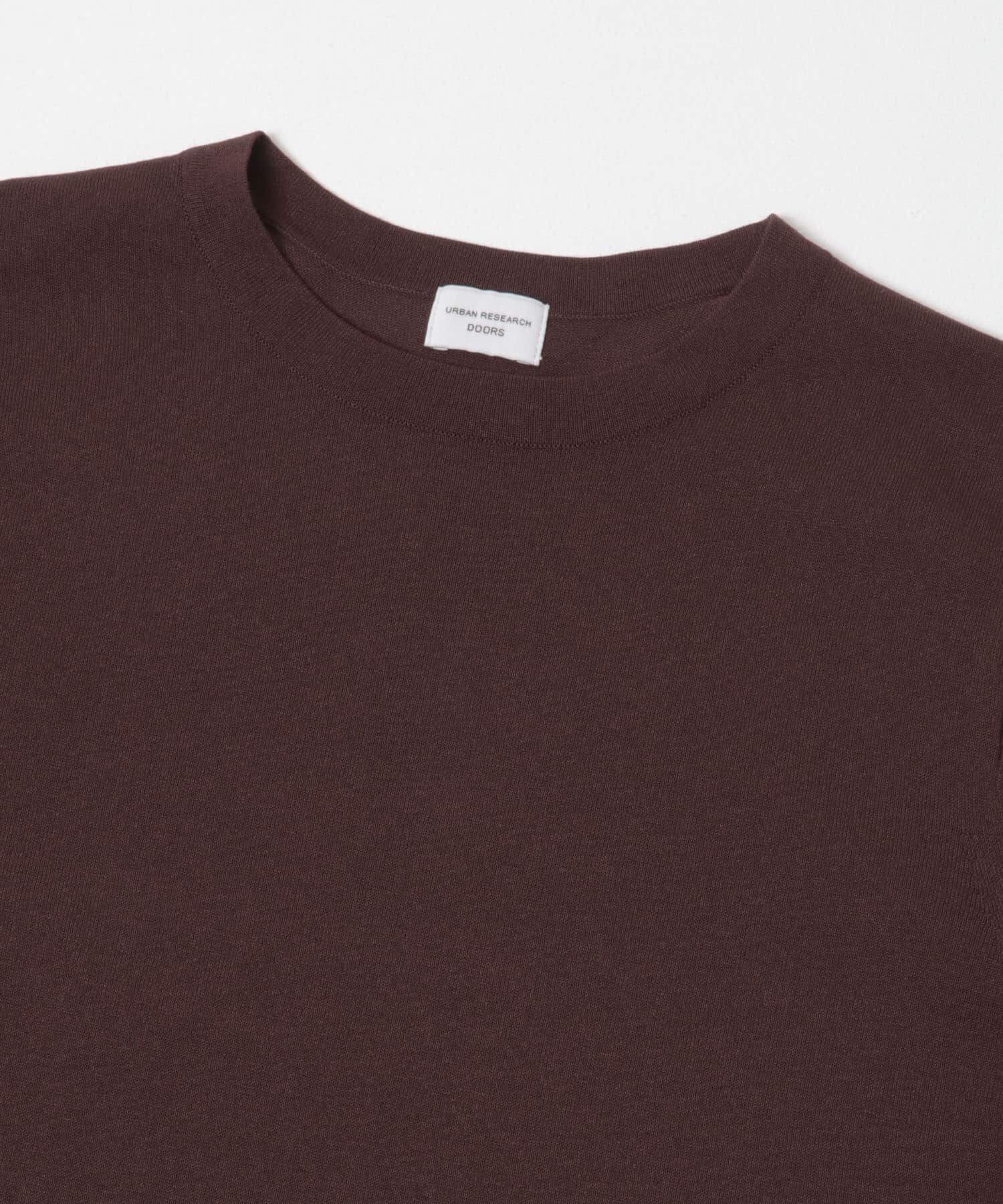 URBAN RESEARCH DOORS「『UR TECH』サマシェアニットハーフスリーブプルオーバー」|Tシャツ・カットソー|