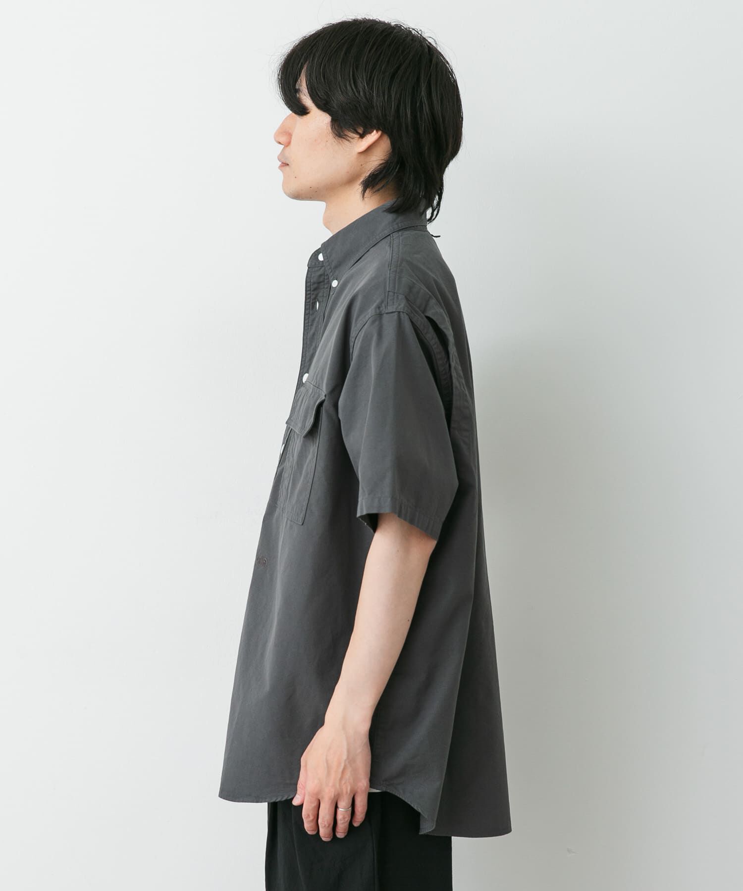 URBAN RESEARCH DOORS「THE NORTH FACE PURPLE LABEL　BUTTONDOWN FIELD SHORT-SLEEVE SHIRTS」|シャツ・ブラウス|