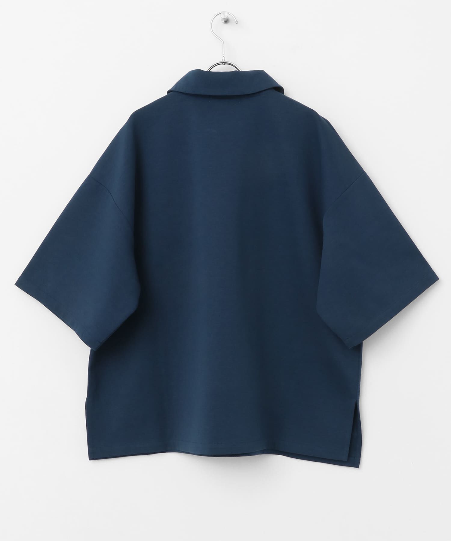 SENSE OF PLACE by URBAN RESEARCH「『ユニセックス』ダンボールポンチハーフジップショートスリーブTシャツ」|Tシャツ・カットソー|