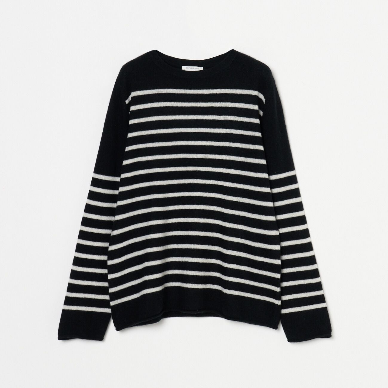 「Couture d' Adam CASHMERE FRENCH MARINE BORDER」|ニット・セーター|ブラック