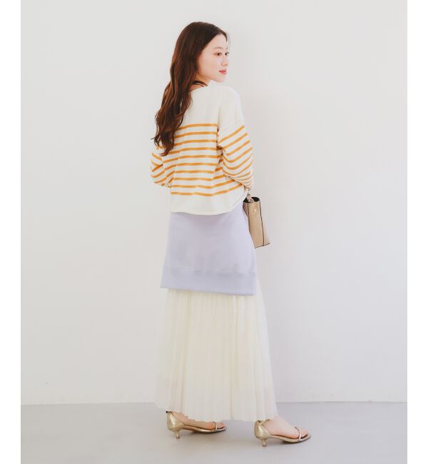le.coeur blanc「《手洗い可能》TRICOTS JEANMARC ボーダーニット」|ニット・セーター|