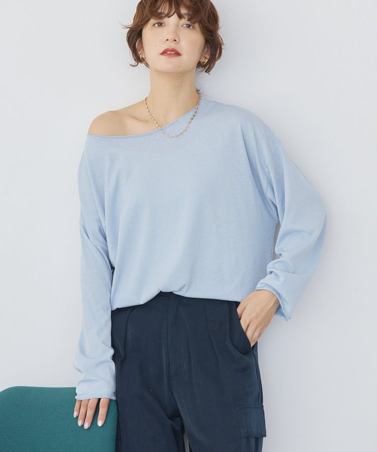 AMERICAN HOLIC「スラブ天竺シアープルオーバー」|Tシャツ・カットソー|