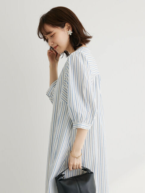 Green Parks「I　切替ロングシャツワンピース」|ワンピース|
