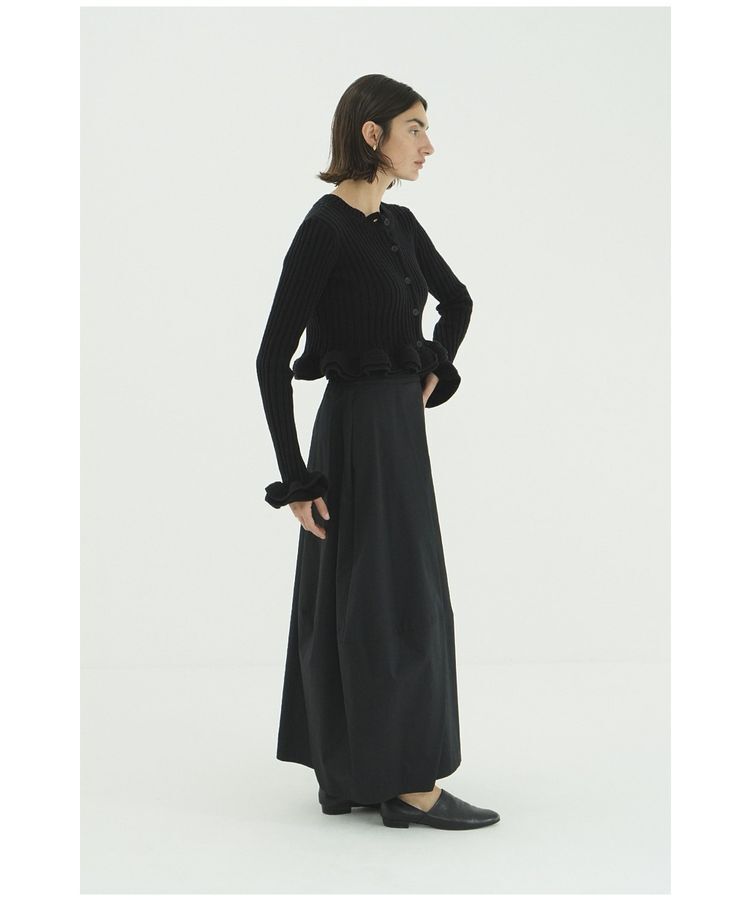 GARAGE OF GOOD CLOTHING「【CLANE】SHORT FRILLED KNIT TOPS」|カーディガン|