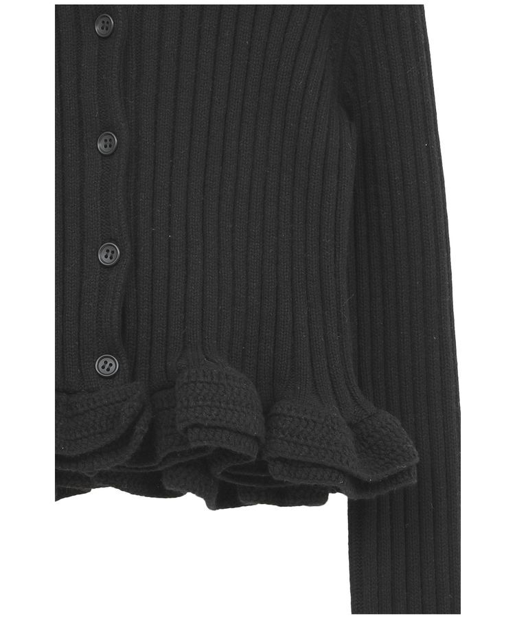 GARAGE OF GOOD CLOTHING「【CLANE】SHORT FRILLED KNIT TOPS」|カーディガン|