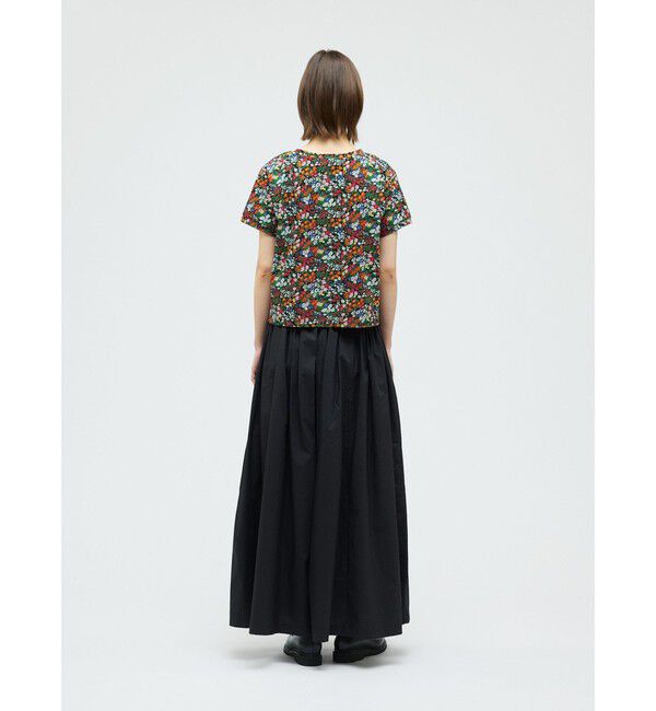 mizuiro ind「mizuiro ind フラワープリントTシャツ」|Tシャツ・カットソー|