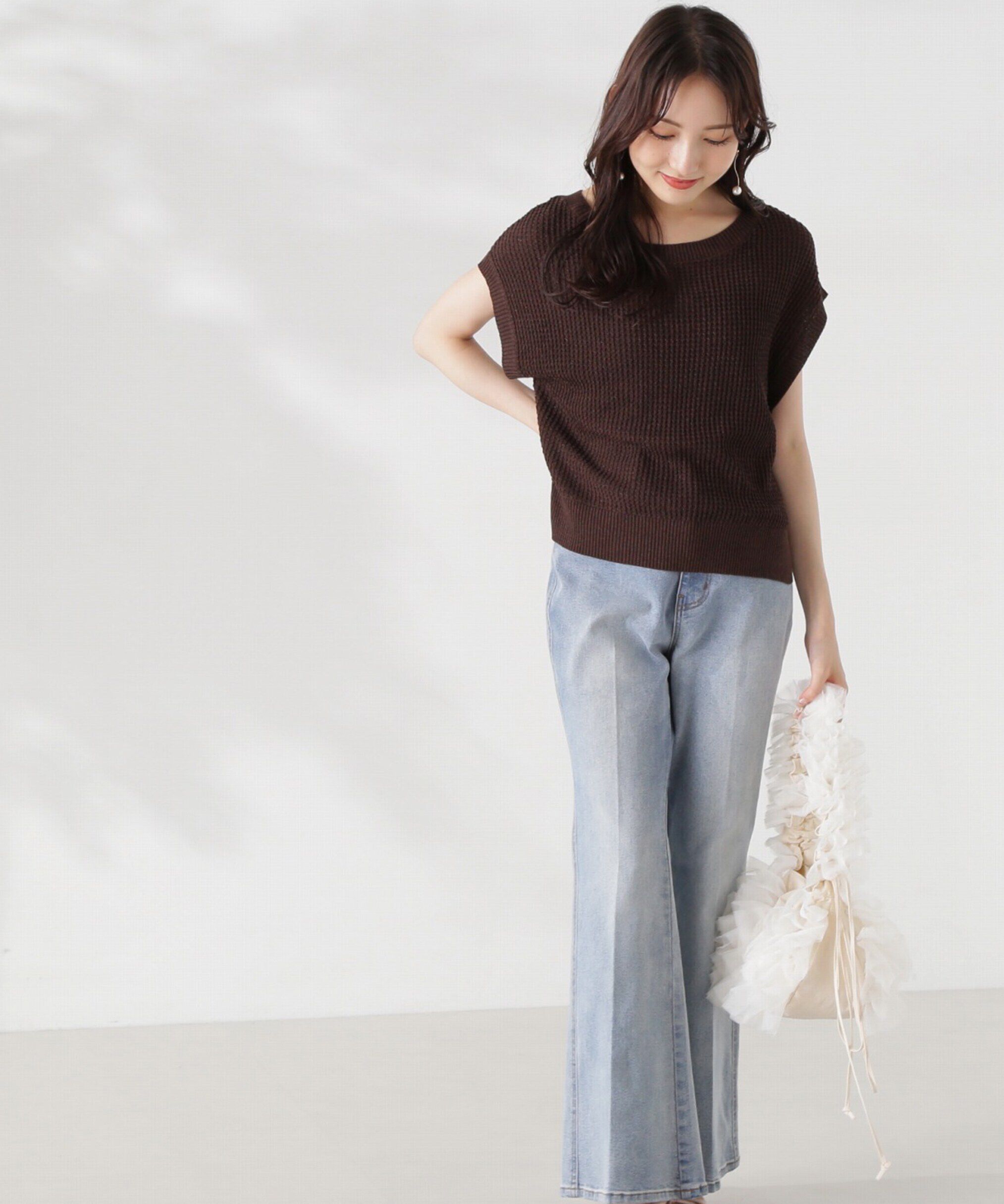 PROPORTION BODY DRESSING「フレンチカーブニット」|ニット・セーター|