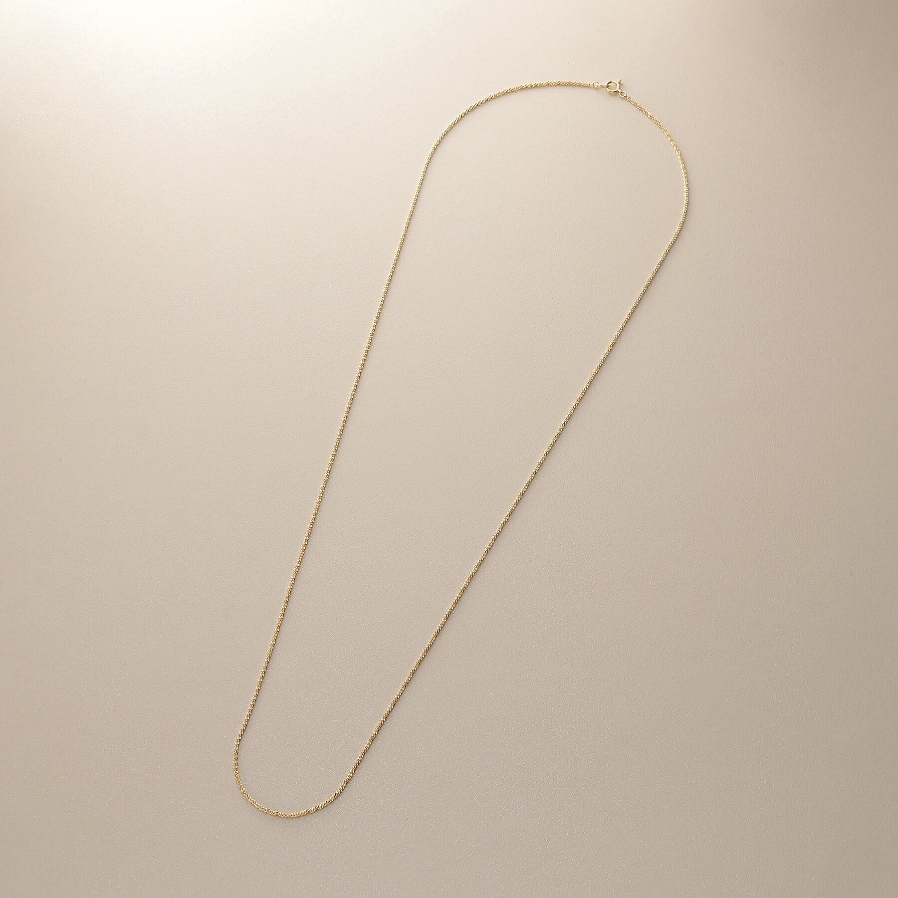 COCOSHNIK「K18クリスクロスチェーン ネックレス（60cm）」|ネックレス|