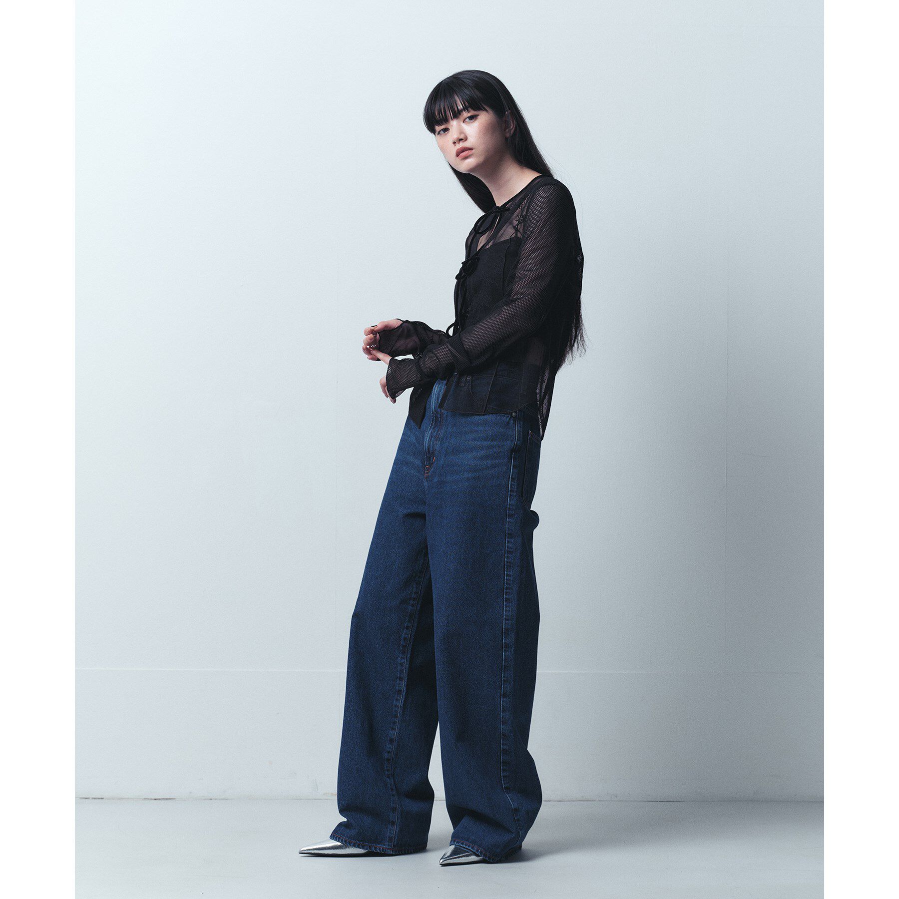 CODE A「◆tulle lace ribbon blouse」|シャツ・ブラウス|