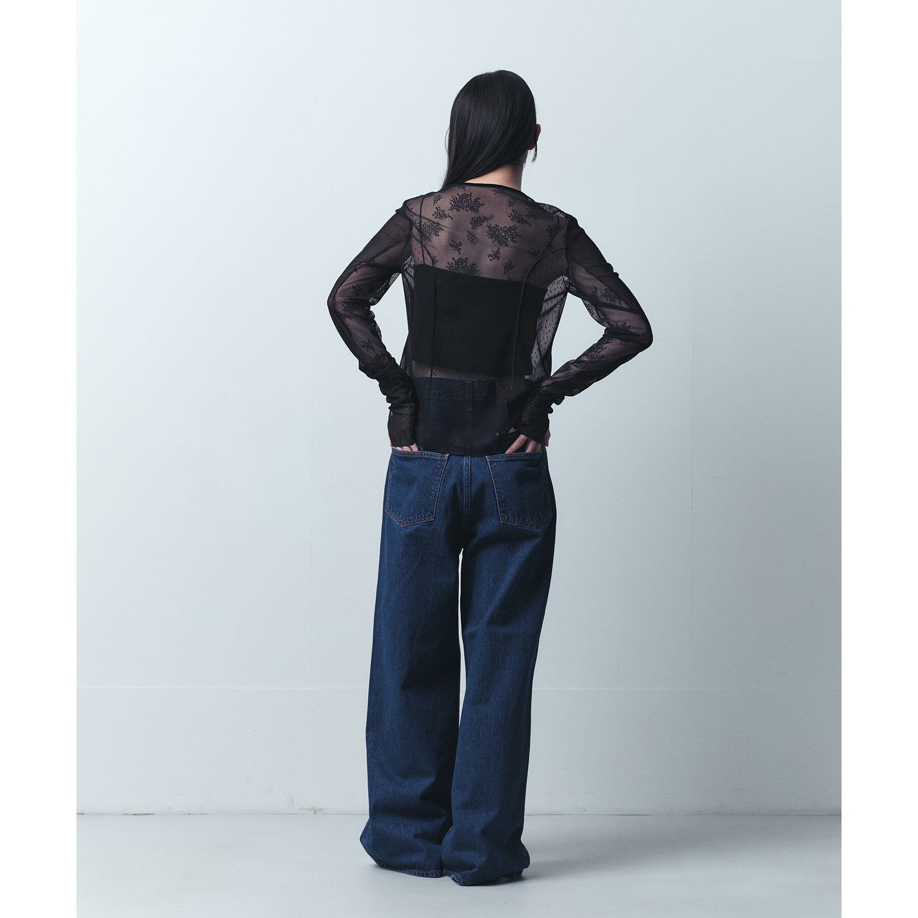 CODE A「◆tulle lace ribbon blouse」|シャツ・ブラウス|
