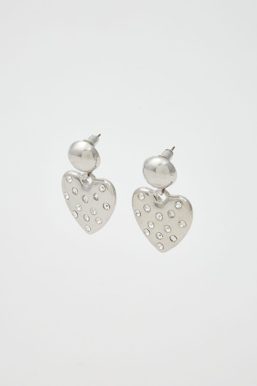 SLY「RHINESTONE HEART ピアス」|ピアス|