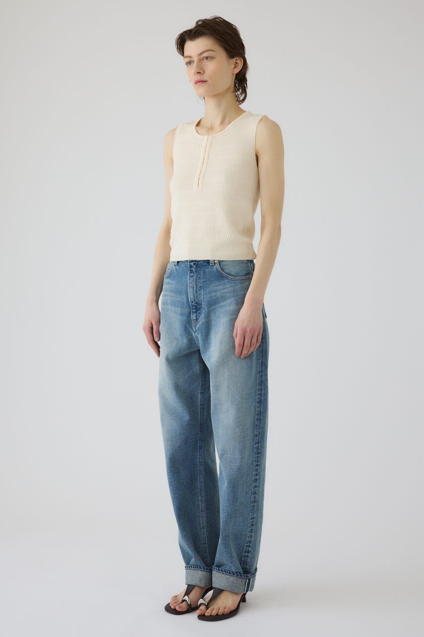 RIM.ARK 「Round neck hook tank」|タンクトップ|
