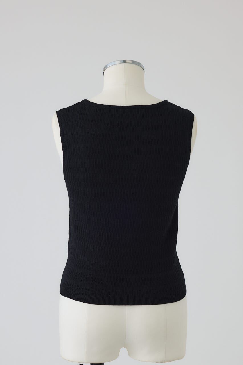 RIM.ARK 「Round neck hook tank」|タンクトップ|