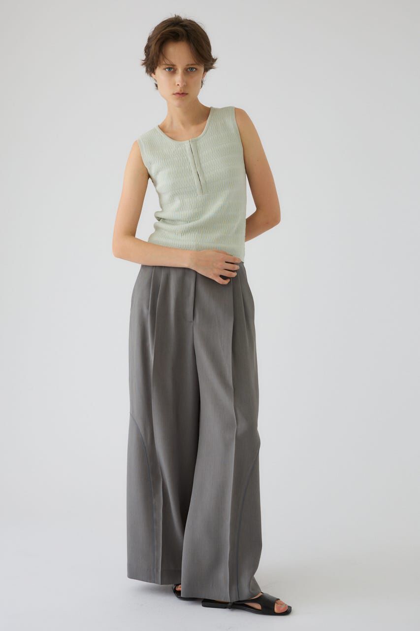 RIM.ARK 「Round neck hook tank」|タンクトップ|