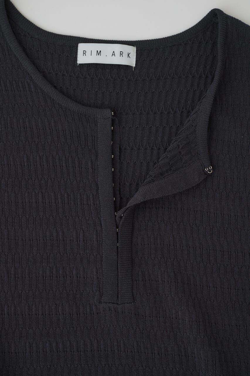 RIM.ARK 「Round neck hook tank」|タンクトップ|