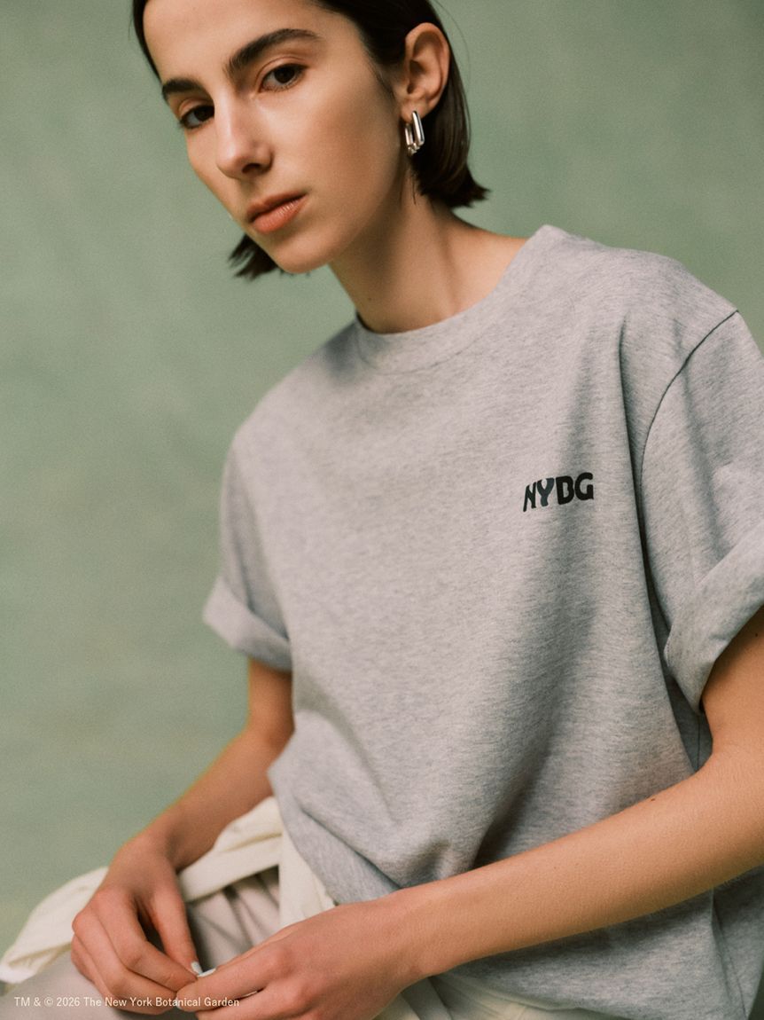 emmi atelier「【emmi&times;NYBG】グラフィックTシャツ」|Tシャツ・カットソー|LGRY