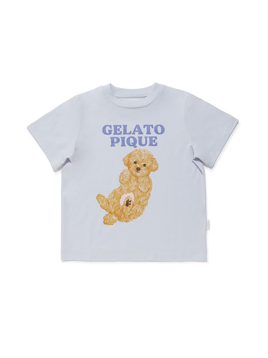GELATO PIQUE KIDS & BABY「【KIDS】ドッグワンポイントTシャツ」|ルームウェア|
