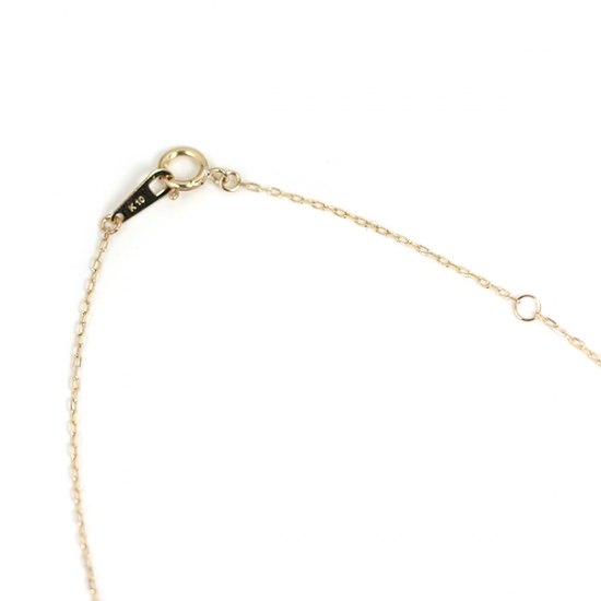  「シャンパンダイヤモンド 0.1ct Y ネックレス | K10YG 〈ヌーディー〉」|ネックレス|