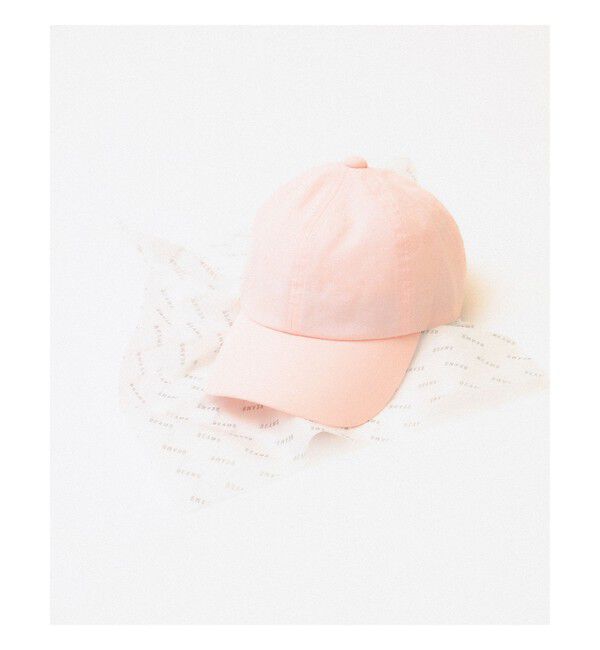 Ray BEAMS 「6パネル リネン キャップ 26SS」|キャップ・キャスケット|LIGHT PINK