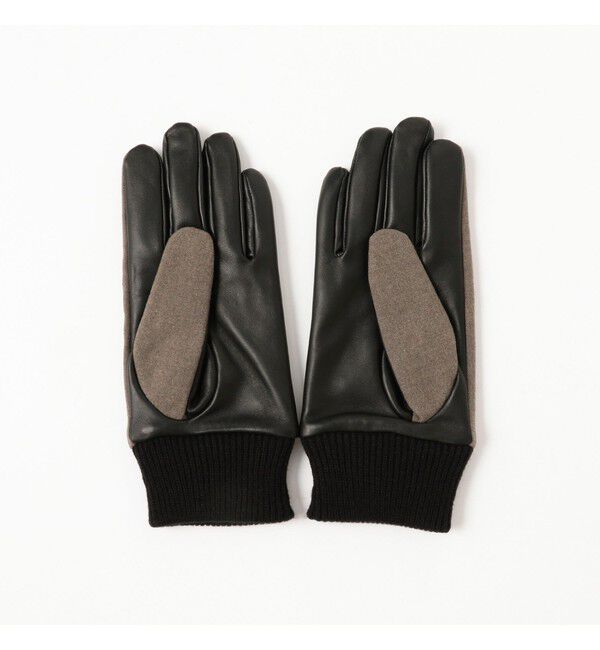 BEAMS「【別注】DANTON / ウールライククロス グローブ」|手袋|