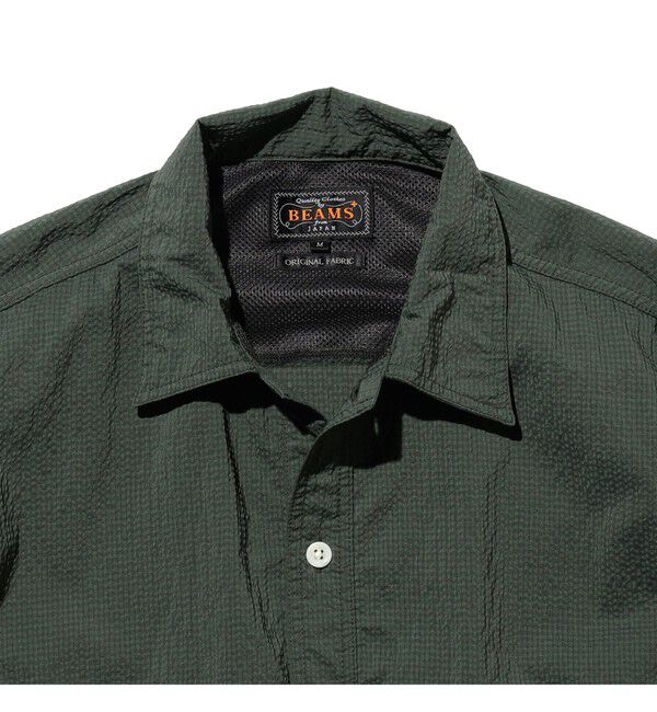 BEAMS PLUS「Adventure Shirt Ⅳ Seersucker Gingham」|シャツ・ブラウス|