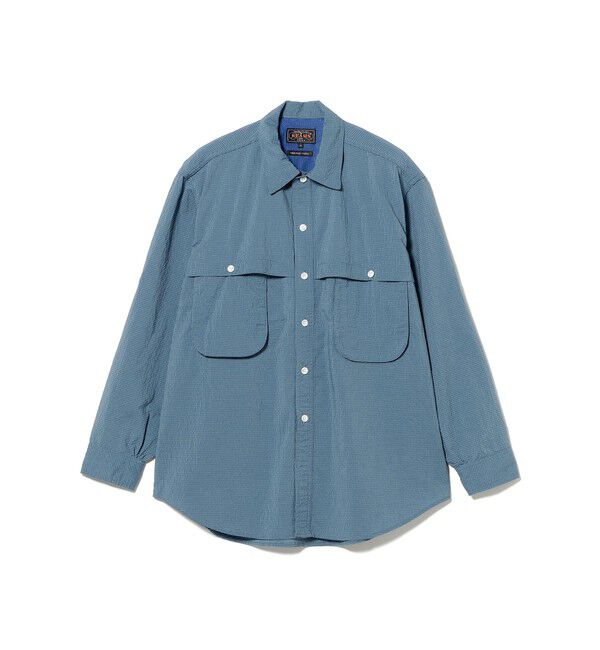 BEAMS PLUS「Adventure Shirt Ⅳ Seersucker Gingham」|シャツ・ブラウス|