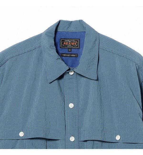 BEAMS PLUS「Adventure Shirt Ⅳ Seersucker Gingham」|シャツ・ブラウス|