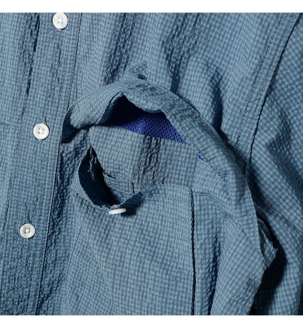 BEAMS PLUS「Adventure Shirt Ⅳ Seersucker Gingham」|シャツ・ブラウス|