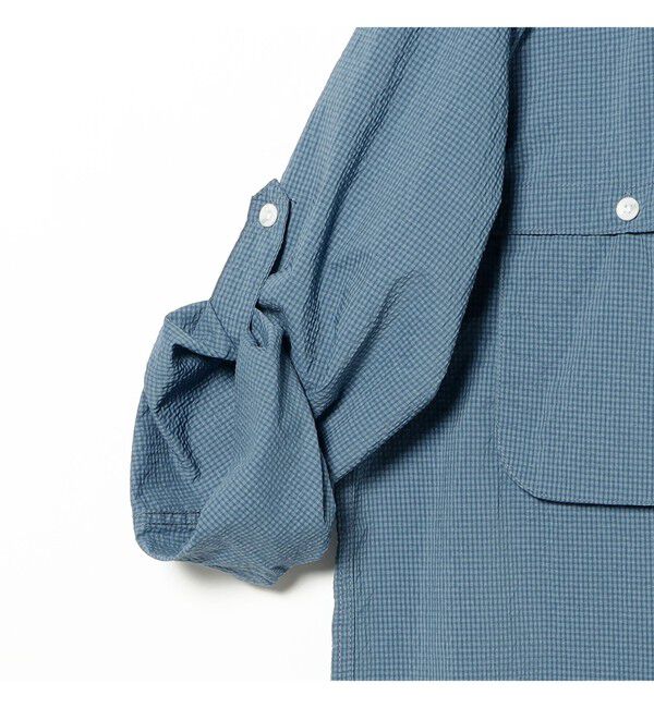 BEAMS PLUS「Adventure Shirt Ⅳ Seersucker Gingham」|シャツ・ブラウス|