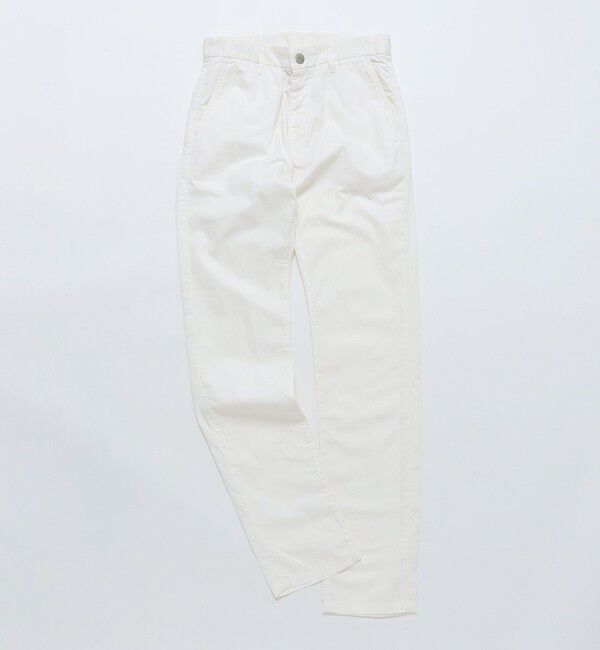 SHIPS「GROWN&SEWN: Independent Slim Pant - Feather Twill」|チノ|ホワイト