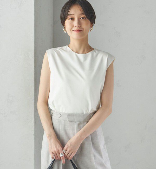 SHIPS for women「〈手洗い可能〉SORONA(R) 2WAY タンクトップ」|タンクトップ|