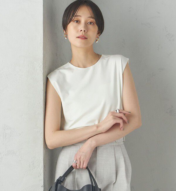 SHIPS for women「〈手洗い可能〉SORONA(R) 2WAY タンクトップ」|タンクトップ|