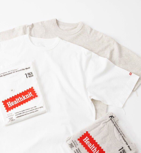 SHIPS any「【SHIPS any別注】healthknit: U.S.コットン ジャージー パック Tシャツ◇」|Tシャツ・カットソー|
