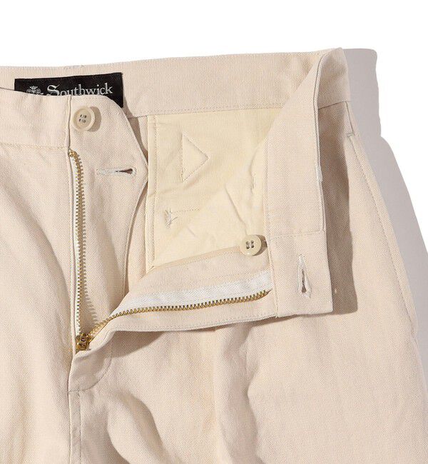 SHIPS「Southwick: Gate Label コットン シルク 1プリーツ パンツ」|その他|