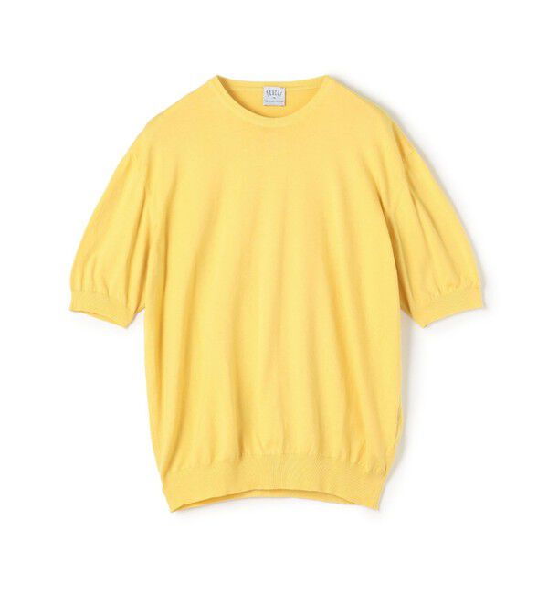 TOMORROWLAND BUYING WEAR「FEDELI コットン クルーネック」|ニット・セーター|25 イエロー
