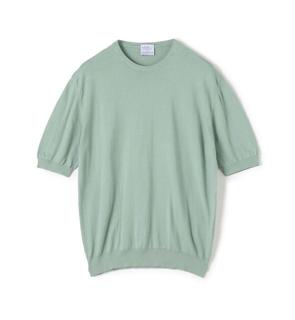 TOMORROWLAND BUYING WEAR「FEDELI コットン クルーネック」|ニット・セーター|55 グリーン