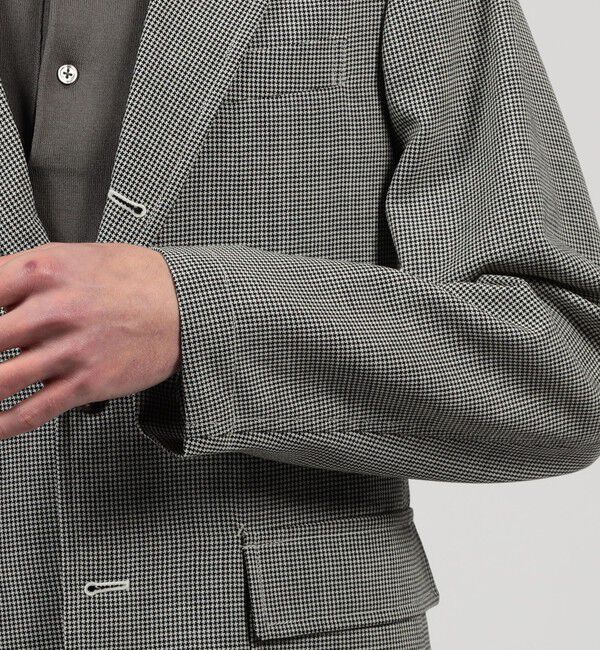 TOMORROWLAND MENS「トロピカルウーステッド シングルブレステッド 3Bジャケット ALFRED BROWN」|テーラードジャケット|