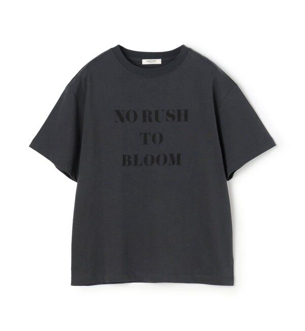 MACPHEE「コットンロゴプリント Tシャツ」|Tシャツ・カットソー|19 ブラック