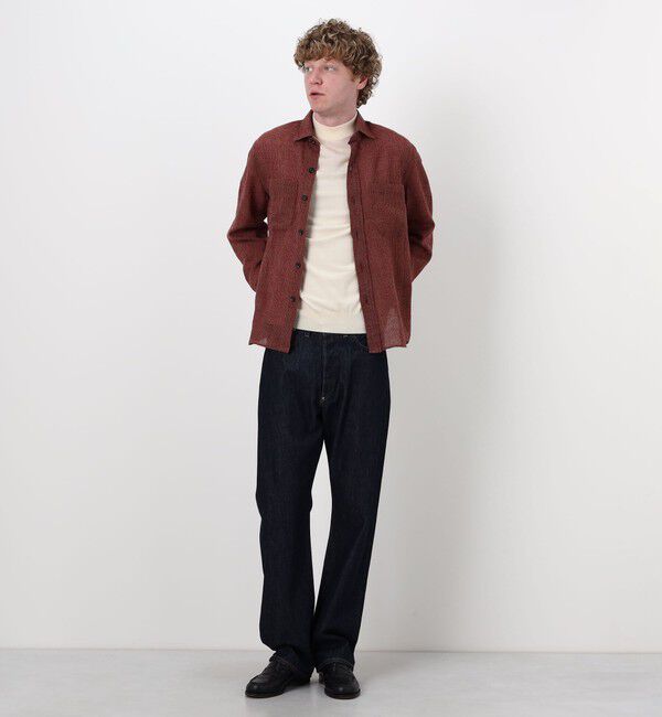 TOMORROWLAND BUYING WEAR「Salvatore Piccolo ウールチェック ダブルポケットシャツブルゾン」|ブルゾン・スタジャン|