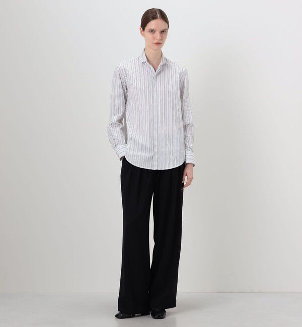 TOMORROWLAND BUYING WEAR「BOURRIENNE AMAZONE ストライプシャツ」|シャツ・ブラウス|