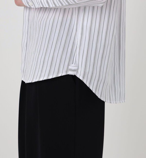 TOMORROWLAND BUYING WEAR「BOURRIENNE AMAZONE ストライプシャツ」|シャツ・ブラウス|