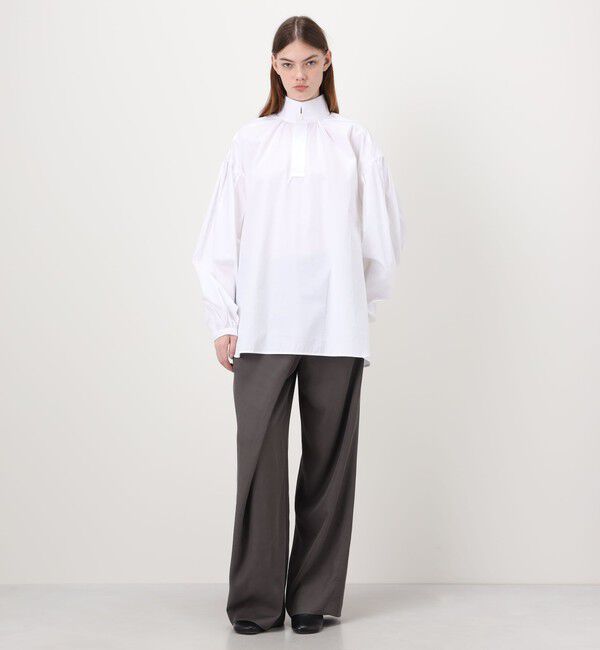 TOMORROWLAND BUYING WEAR「BOURRIENNE SHIRT スタンドカラーシャツ」|シャツ・ブラウス|