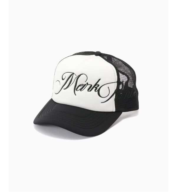 JOINT WORKS「MARK POINT / マークポイント NOIR LOGO MESH CAP」|キャップ・キャスケット|ブラック