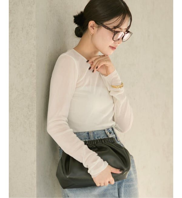 Plage「《追加》Flocky Mesh ロンT」|Tシャツ・カットソー|
