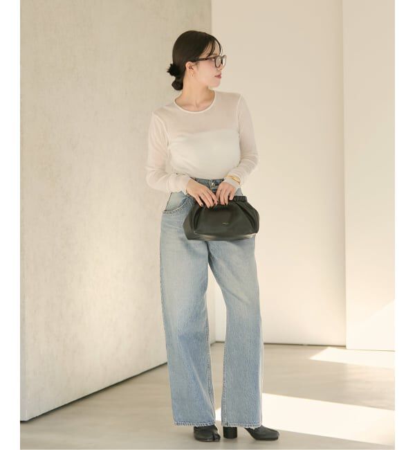 Plage「《追加》Flocky Mesh ロンT」|Tシャツ・カットソー|