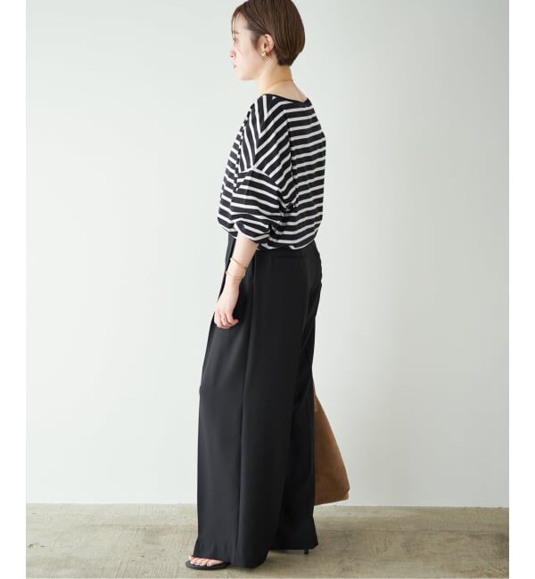 Plage「2 Tuck Elegant パンツ」|スラックス|