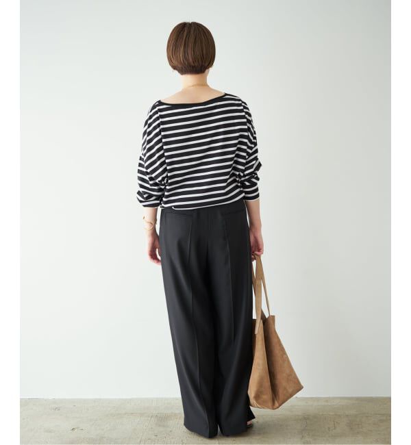 Plage「2 Tuck Elegant パンツ」|スラックス|